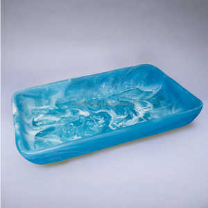 Nuevas bandejas navideñas de resina hechas a mano para restaurante, hotel, utensilios de cocina, India por RF Crafts - Product Image 5