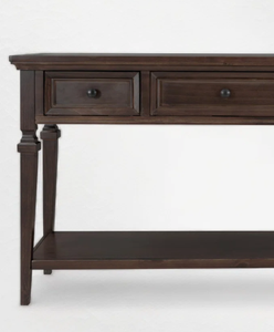 Mesa Consola de Madera Maciza de Último Diseño con 3 Cajones, Estilo Industrial, Almacenamiento para Sala de Estar/Apartamento - Product Image 6