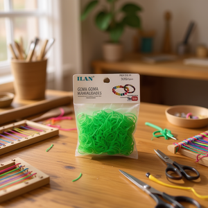 Ilan Goma Manualidades Verde 300 Pezzi per Artigianato - Product Image 2