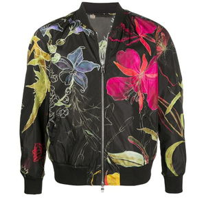 Custom Sublimation Winter Bomber Jacket for Men Women Unisex Polyester/Cotton Varsity Style Lightweight Streetwear - Product Image 6