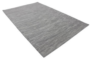 Tapis moderne noir ivoire à pompons, en boucle épaisse, tissé à la main, mélange coton et laine, adapté aux animaux domestiques, pour exercices, pique-niques, prière, chambre et couloir - Product Image 6