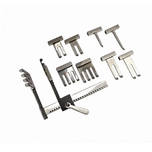 PISSCO Set of 10 Blades Orthopedic Spine Retractor for Spine Surgery Black Coated Reusable Stainless Steel Surgical <b>Instruments</b> - Product Image 1
