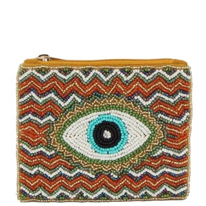 Pochette à monnaie perlée Botox Money, trousse de maquillage avec citation, pochette tendance et amusante, faite à la main - Product Image 1