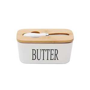 Boîte de rangement de cuisine sophistiquée avec couvercle en bois pour l'organisation du garde-manger et la présentation moderne sur comptoir - Product Image 2