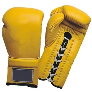Gants de boxe en cuir Five B 12 oz avec fermeture auto-agrippante, sangle de poignet réglable et poignées extensibles pour adultes, entraînement et compétition de boxe - Product Image 2