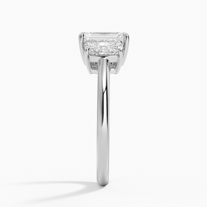 BOJ <b>Ring</b> 075 <b>Emerald</b> Cut 925 <b>Silver</b> Halo Prong Stone Solitaire Diamond <b>Ring</b> 2ct D Color VVS1 Moissanite GRA Certified Low Price - Product Image 3