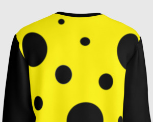 Simple Casual Design 100% Cotton Custom Full Colorful Silk Screen Printed Breathable <b>Long</b> <b>Sleeve</b> O-Neck Back Logo Men's Women - Product Image 4