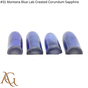 # 31 Esferas de Zafiro de Corindón Sintético Azul Montana, Creadas en Laboratorio, Simuladas por Fusión de Llama, 100 gramos - Product Image 4