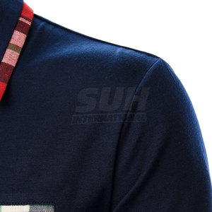 เสื้อเชิ้ตผู้ชายดีไซน์แฟชั่นล่าสุด วัสดุทนทาน ผ้าฝ้าย 100% เบาสบาย ระบายอากาศได้ดี ลายเรียบ คุณภาพสูง - Product Image 4