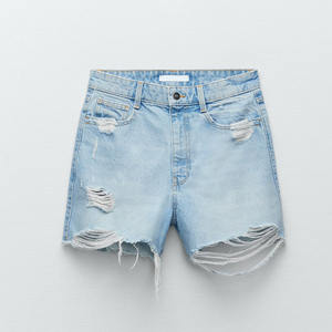 กางเกงยีนส์ขาสั้นเอวต่ำสำหรับผู้หญิง สวมใส่สบาย ระบายอากาศได้ดี สไตล์ Y2K มีกระเป๋าหลายช่อง  รับสั่งทำตามแบบ สำหรับสาวๆ  มีจำหน่ายแล้ว - Product Image 1