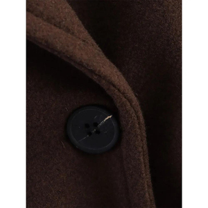 Blazer pour femme de qualité supérieure, coupe ajustée, veste de costume décontractée, longue, à un seul bouton, coupe-vent, tissu polyester, tenue de bureau professionnelle - Product Image 4