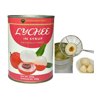 Kim Minh International CANNED LYCHEE in <b>LIGHT</b> SYRUP 560g Canned Premium - Product Image 1