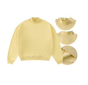 Sudadera de Manga Larga para Mujer, Cuello Redondo, Forro Impermeable Ecológico, Logotipo Frontal, 100% Algodón Terry, para Invierno - Product Image 6