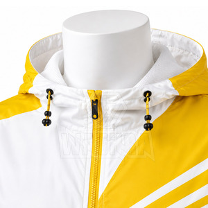 Chaqueta Cortavientos Impermeable Ligera para Hombre, con Cuello Alto y Capucha, Transpirable, de Primera Calidad - Product Image 6