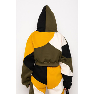 Survêtement pour femmes, nouvelle qualité supérieure, 100% coton, design uni, sweat-shirts à capuche pour la saison printanière - Product Image 6