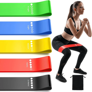 Latex Resistance Band Medium Elastic Pull Strap for Fitness Yoga Pilates Stretch Training Adults <b>Polybag</b> Packing - Product Image 5