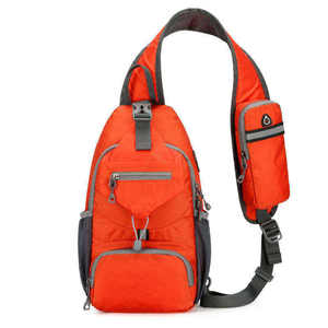 Sac bandoulière multifonctionnel élégant et tendance, unisexe, avec fermeture éclair, sangle réglable, pour voyage, en tissu personnalisé - Product Image 4