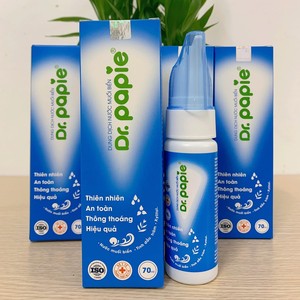 Dr. Papie Spray Nasal Hidratante Salino Mineral para Irrigación Nasal, Alivio de Congestión Nasal, Natural, Cruelty-Free, Equilibrio de Humectación - Product Image 2