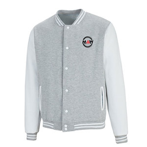 Veste Letterman décontractée sur mesure confortable pour hommes, col montant, manches longues, respirante, pour l'hiver, en vente en ligne - Product Image 1