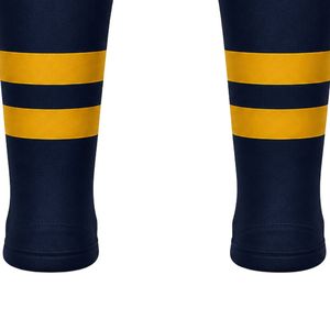 Chaussettes de hockey sur glace bleu marine et or pour hommes, chaussettes de hockey professionnelles, respirantes, durables, pour les matchs d'équipe, l'entraînement et les vêtements de sport - Product Image 6