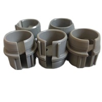 Đầu Nối Cáp Phi Kim Loại Màu Xám, Kiểu Chụp, Ống Dẫn Điện & Phụ Kiện Đẩy - Product Image 2