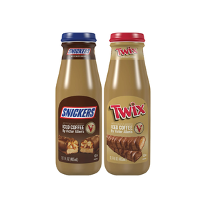 Café Helado con Sabor a Snickerss, Paquete de 12 Botellas de 13.7 Onzas Líquidas, con 0g de Grasa Trans y 2.5g de Grasa Saturada para un Perfil Equilibrado - Product Image 1
