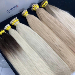 Cabello humano virgen vietnamita RUSA en paquetes, varios colores para el verano, cabello liso, calidad súper doblemente tramado. - Product Image 4