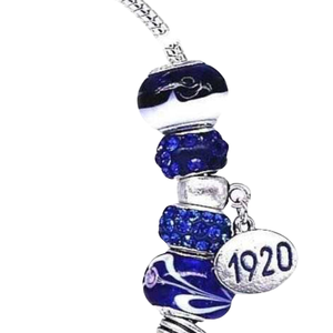 Zeta Phi Beta Charm <b>Bracelet</b> 1920 Greek Sorority Jewelry ZPB <b>Bracelet</b> Adjustable Premium <b>Crystal</b> Beads - Product Image 5