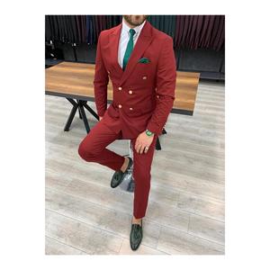 Completo doppio petto uomo pantaloni giacca Slim Fit taglio italiano - Product Image 6