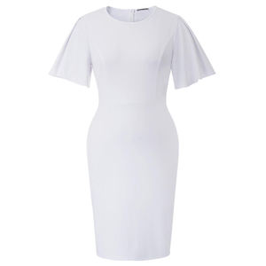 Robe polo en coton pour femmes - Design à bordures contrastées - Coupe ajustée - Vêtements de sport pour le golf féminin - Product Image 1
