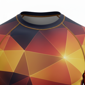 Camiseta de compresión duradera sublimada al por mayor para hombres, mujeres y niños, para entrenamiento de MMA, BJJ, Jiu Jitsu No-Gi, traje de baño personalizado - Product Image 4