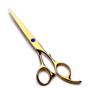 Ciseaux de coiffure professionnels en acier inoxydable, lame tranchante, pour droitiers, manche long, pour la coupe de cheveux, fournitures de salon de coiffure - Product Image 2