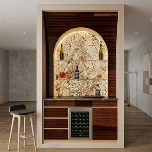 Arch <b>Bar</b> Cabinet for Yacht ARGMAC Durable Modern Luxury Premium Storage Home Hotel Club Use All Seasons Made in Haryana - Product Image 1