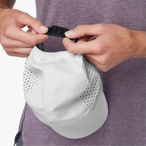 Factory Wholesale Plain 5 Panel Hat Breathable Waterproof Mesh Fabric Quick Dry Polyester Sports <b>Hiking</b> Camp Custom Unisex <b>Cap</b> - Product Image 4