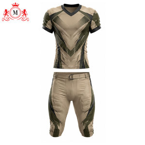 Ensemble d'uniformes de football américain pour hommes, impression par sublimation, polyester respirant, vêtements d'équipe, taille adulte - Product Image 2