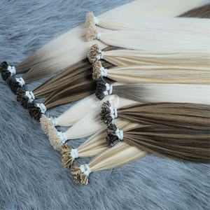 Vente en gros Extensions de cheveux Remy vietnamiens de haute qualité-Extensions de cheveux à cuticules vierges à pointe plate et naturelles - Product Image 6