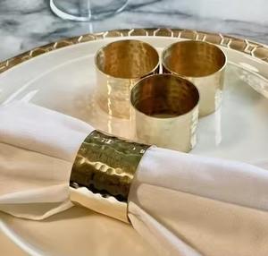 Anneau de serviette en métal de luxe pour la décoration de table de mariage, la réception, la mise en scène de la salle à manger et la mise en place de banquets - Product Image 5