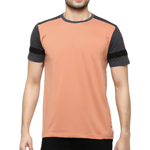 Wholesale Custom Logo Printed Men's T-Shirts Polyester/Cotton Blend Silk Screen Printing Front Acid Wash Eco-Friendly Quick Dry - Product Image 2