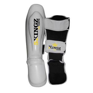Mejor Precio en Espinilleras Profesionales de Cuero para Adultos - Equipo de Protección Deportiva para Boxeo y Artes Marciales - Product Image 3