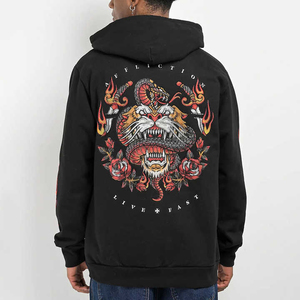 Sweat à capuche pour homme en molleton French Terry de qualité supérieure, style antique, personnalisable, avec strass, dernier design, haute qualité, nouveauté - Product Image 3
