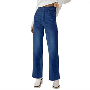 กางเกงยีนส์ทรงสกินนี่เอวสูงสำหรับผู้หญิง ผ้าเดนิมคอตตอน 100% ไซส์พลัส สไตล์ลำลอง ขายส่งจากโรงงาน พร้อมรับทำโลโก้ตามสั่ง - Product Image 4