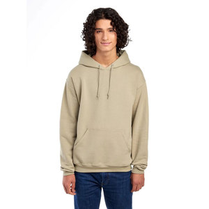 JERZEES NuBlend Sweat à capuche unisexe beige vierge, qualité de vente au détail, en molleton riche en coton, prêt pour la sérigraphie, compatible broderie, personnalisable - Product Image 4