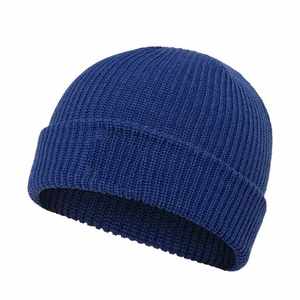 Custom Size Solid Color 100% Acrylic Breathable & <b>Waterproof</b> Unisex <b>Beanie</b> Cap OEM Service Street Style Hot Selling Winter Wear - Product Image 2