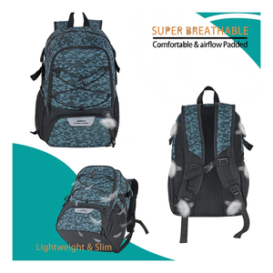 Sac à dos de sport Oxford OEM ODM pour basketball, gym, volley-ball, football, avec poche séparée pour ballon et chaussures, sacs de sport - Product Image 5