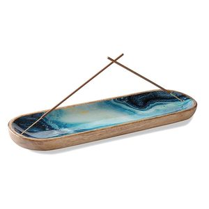 Stylish Wooden Ash Catcher Affordable Handmade Incense Holder <b>Tray</b> for Home Temple Meditation and Relaxation - Product Image 6