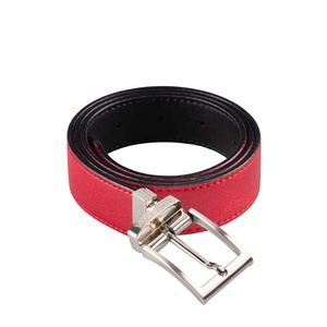 Cinturón Reversible PIHA SPORTS de Cuero Negro por un Lado y Marrón por el Otro, Hebilla Cromada, 34 mm de Ancho, en Caja de Regalo, Cinturón Resistente - Product Image 1