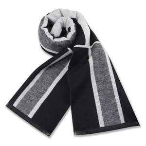 Classic Long Wool Scarf Men Color Blocking Thermal Insulation Winter Warm Knitted Scarf Adult Gray Orange Pattern 2026 - Product Image 4