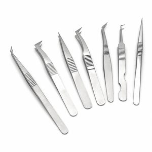 Pince à épiler pour extensions de cils ASB de haute qualité en acier inoxydable antistatique durable, 90 degrés, 12 cm/14 cm, précision fine - Product Image 1