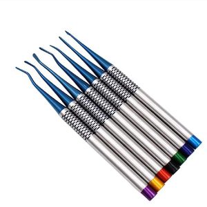 Kit d'instruments d'extraction dentaire luxateur 13 pièces en acier inoxydable pour extraction de pointe de racine Certifié CE ISO13485 Classe I - Product Image 6