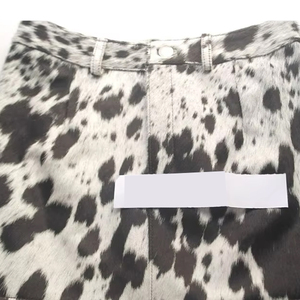 High Street Fashion Elastic Waist Men Cowhide <b>Shorts</b> Top Quality Custom Sublimated Printing Men's Cowhide Fitness <b>Shorts</b> - Product Image 5